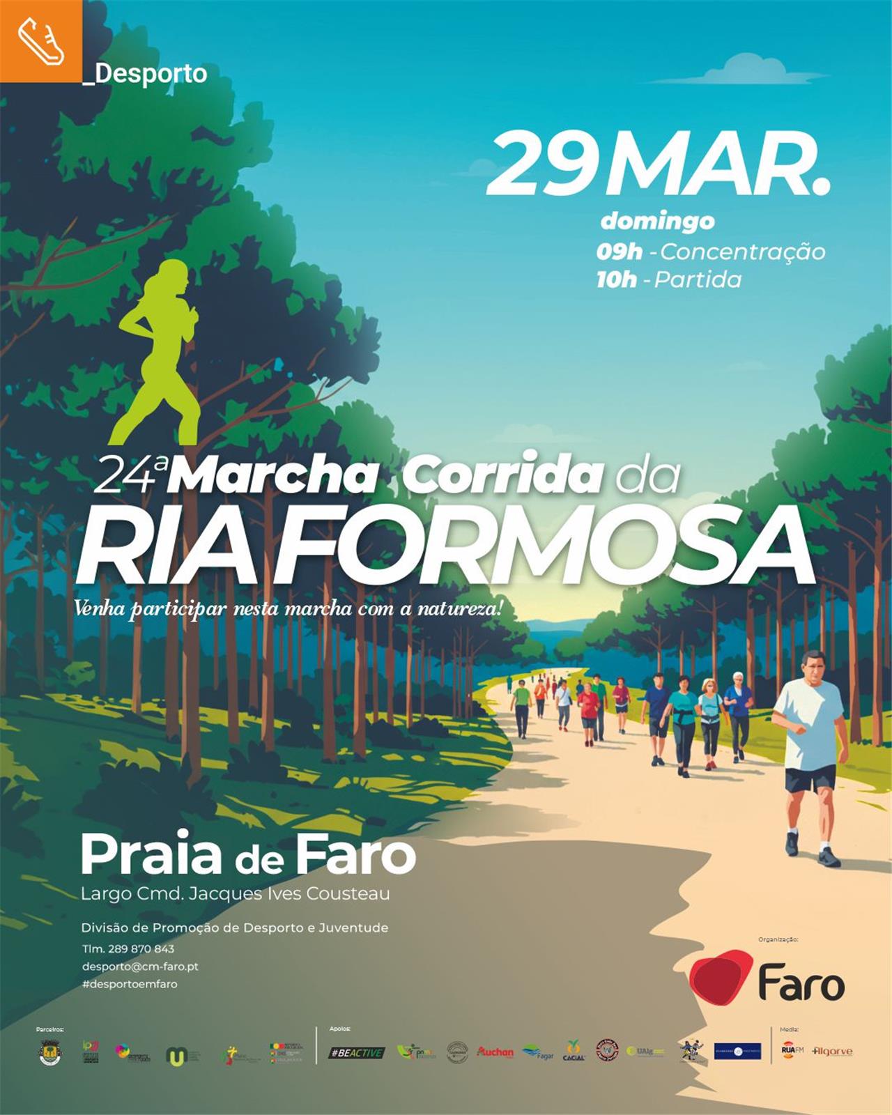 Marcha-Corrida da Ria Formosa realiza-se no próximo domingo