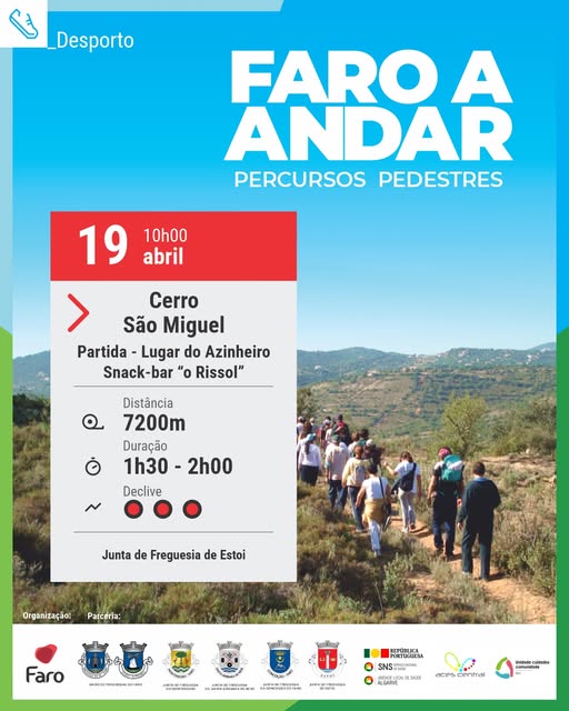Faro a Andar vai percorrer este domingo Cerro de São Miguel